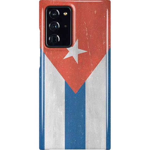 Cuban Flag Distressed Galaxy Cases